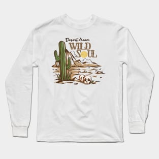 Desert Dream Western Aesthetic Long Sleeve T-Shirt